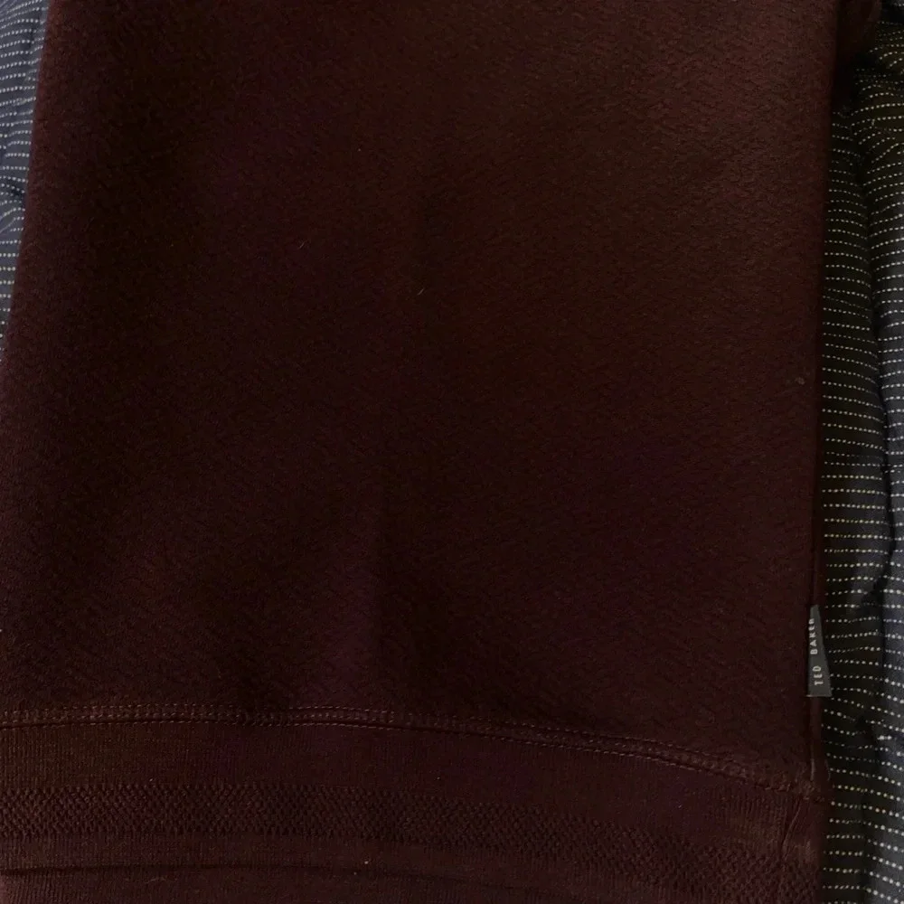 Ted Baker Men's Dark Red Crewneck Sweater